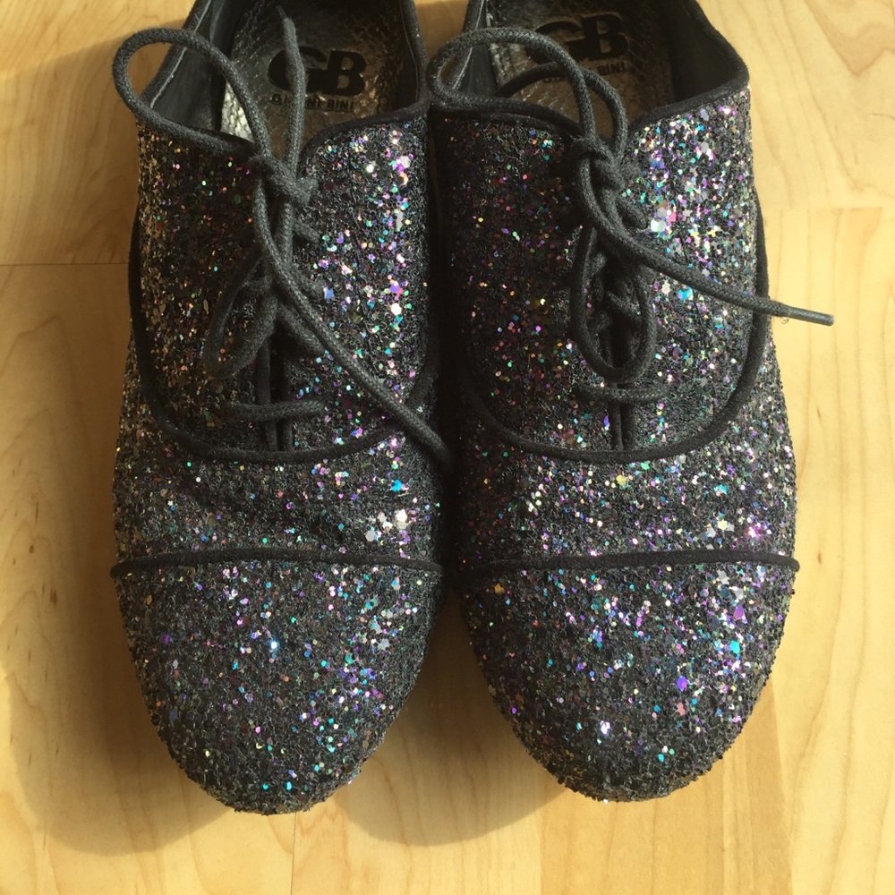 GIANNI BINI Sparkle Lace up Shoes